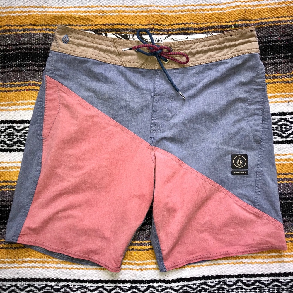 Volcom Colorblock Slinger Swim Trunks